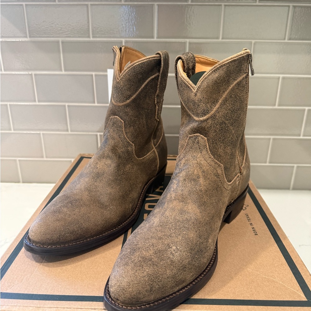 Tecovas The Dean Gravel Suede Men's Boots